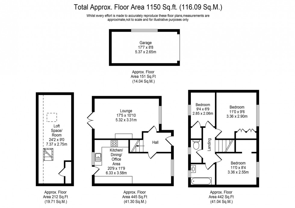 Floorplan for Hurst Green, Mawdesley, L40