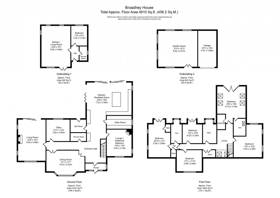 Floorplan for Hall Lane, Mawdesley, L40