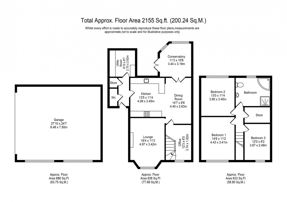 Floorplan for New Street, Mawdesley, L40