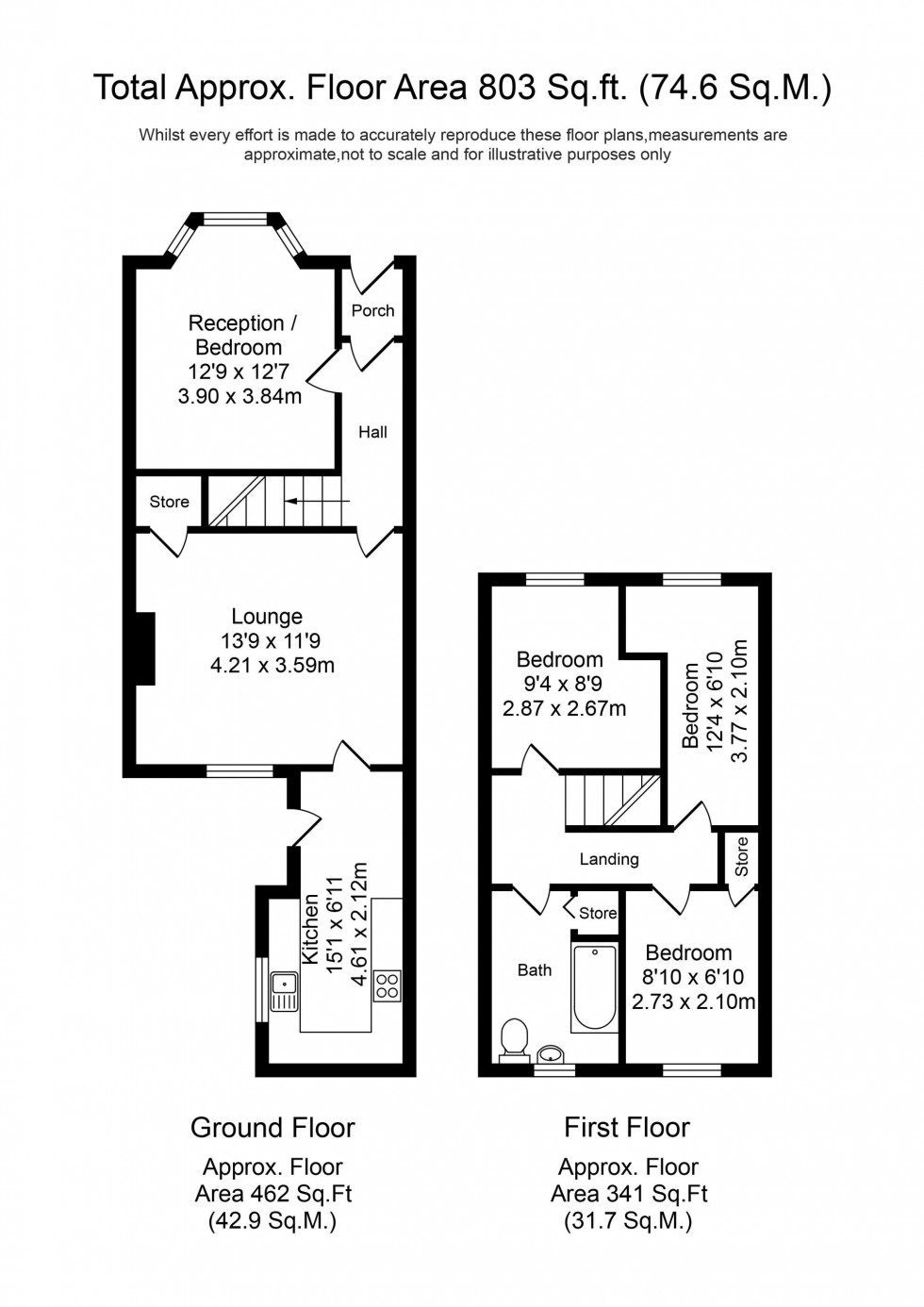 Floorplan for Mill Street, Ormskirk, L39