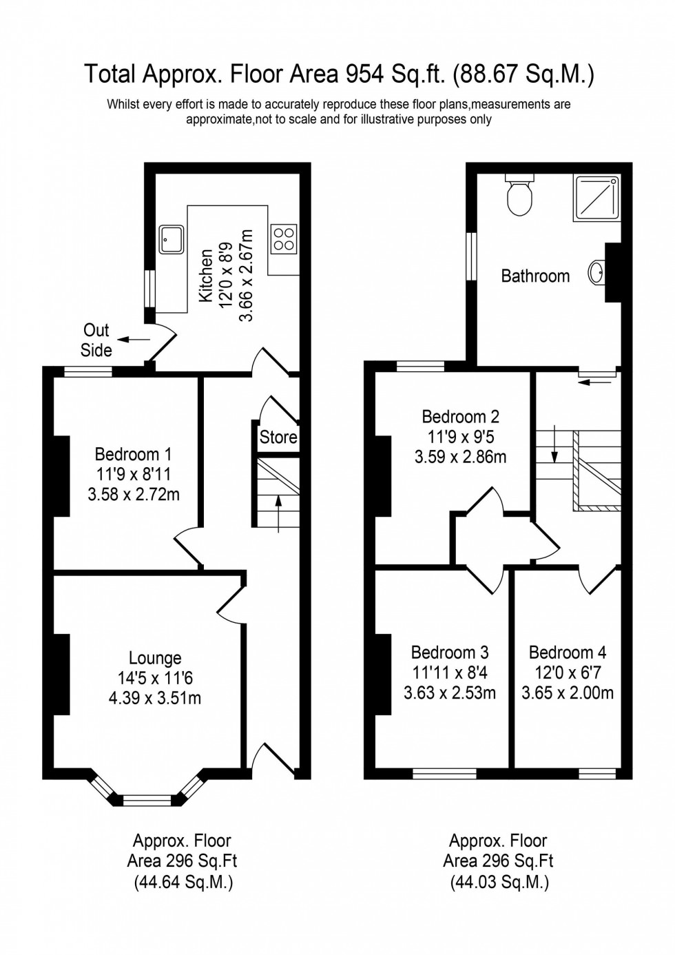 Floorplan for Ruff Lane, Ormskirk, L39