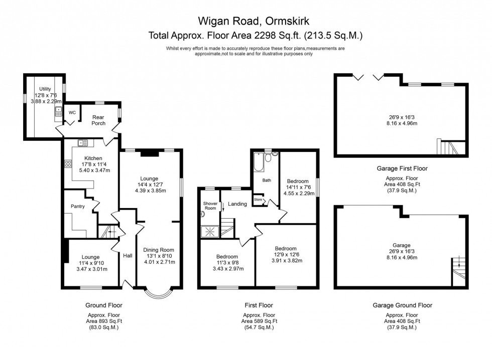 Floorplan for Wigan Road, Ormskirk, L39