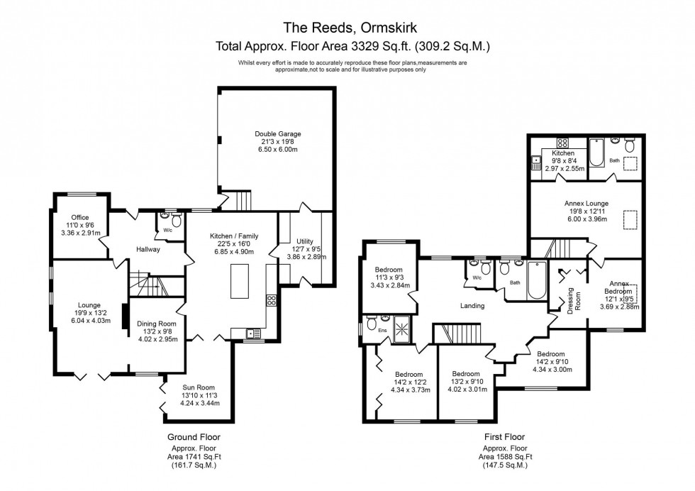 Floorplan for The Reeds, Ormskirk, L39