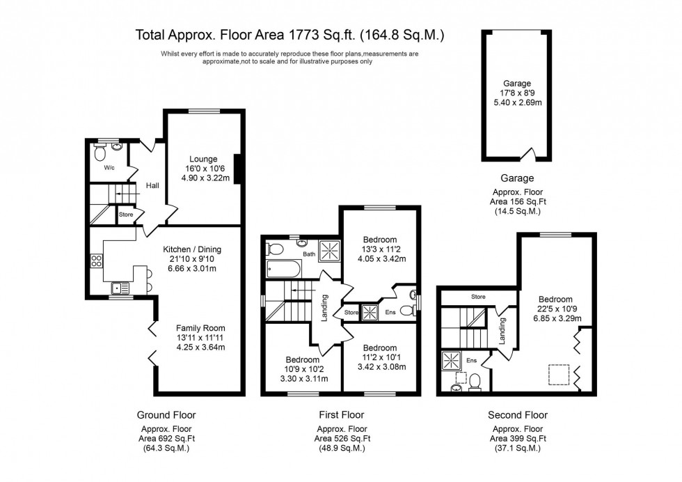 Floorplan for Grammar School Gardens, Ormskirk, L39