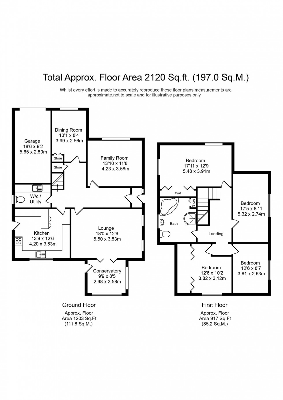 Floorplan for Wimbrick Crescent, Ormskirk, L39