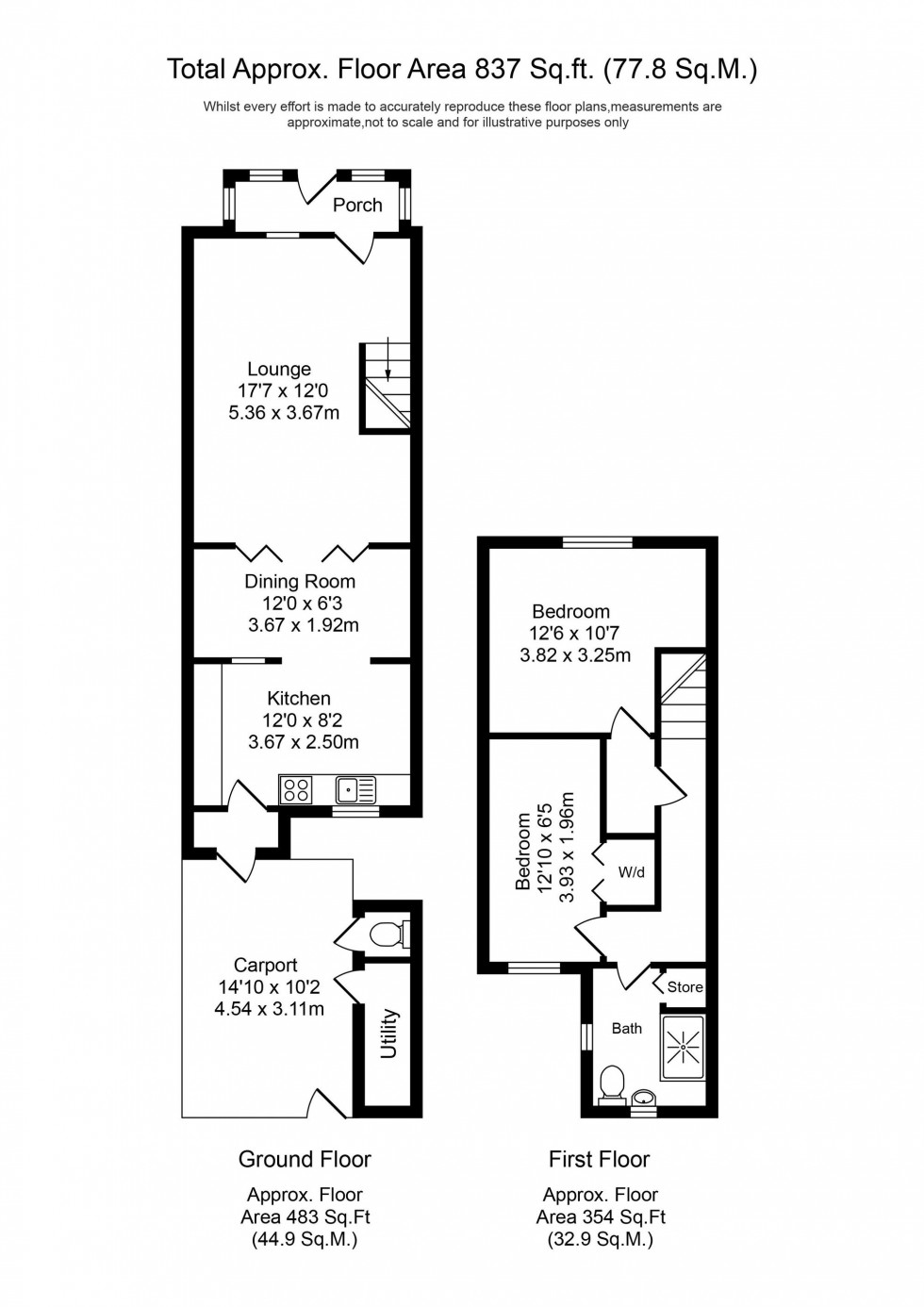 Floorplan for Wigan Road, Ormskirk, L39