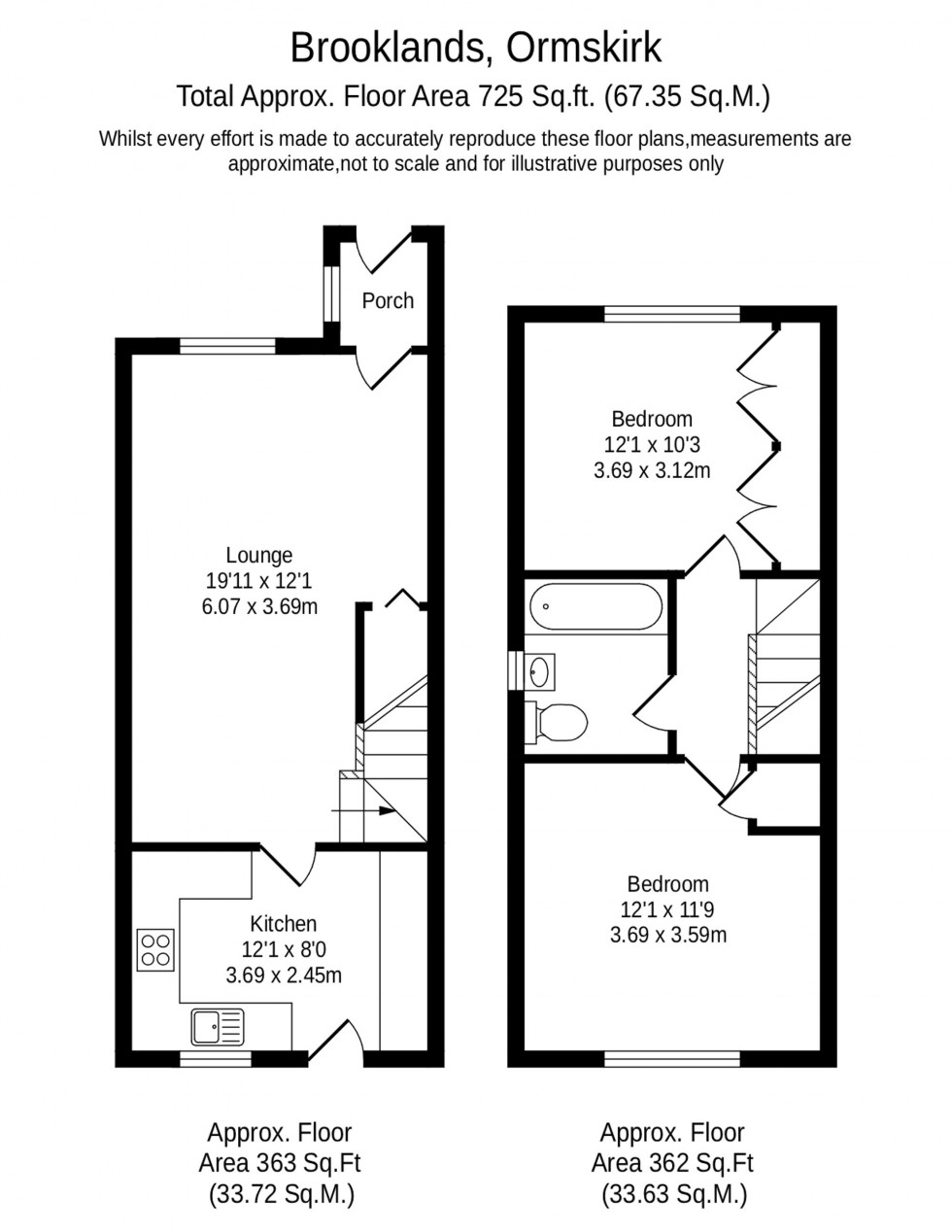 Floorplan for Brooklands, Ormskirk, L39