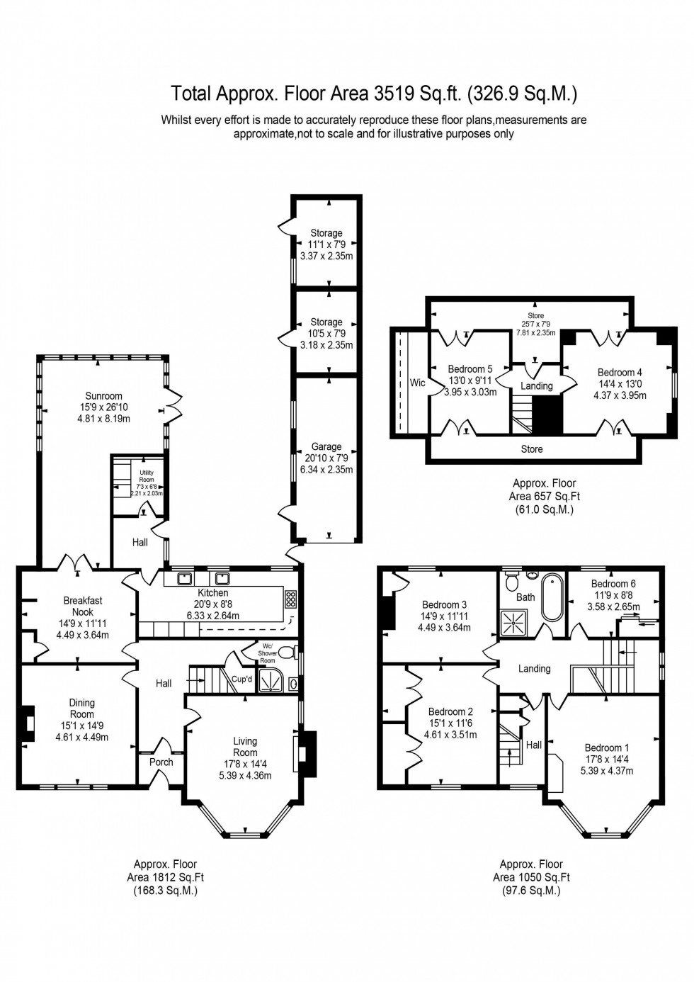 Floorplan for St. Helens Road, Ormskirk, L39