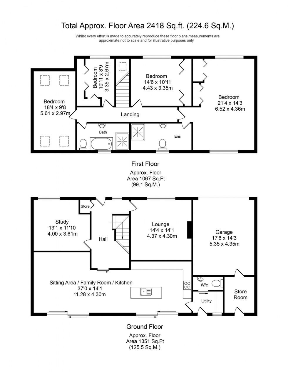 Floorplan for Ruff Lane, Ormskirk, L39