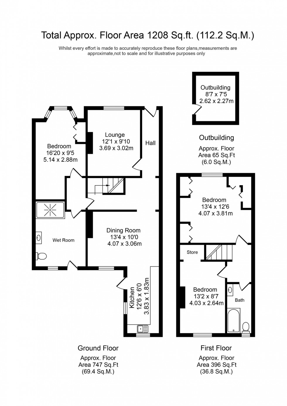 Floorplan for Asmall Lane, Ormskirk, L39
