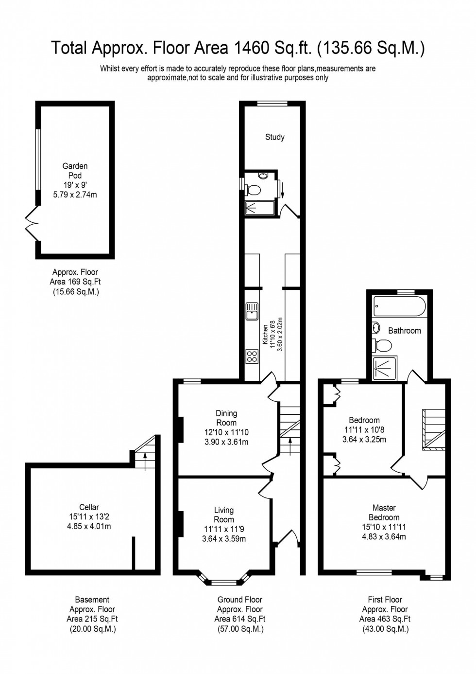 Floorplan for Cottage Lane, Ormskirk, L39