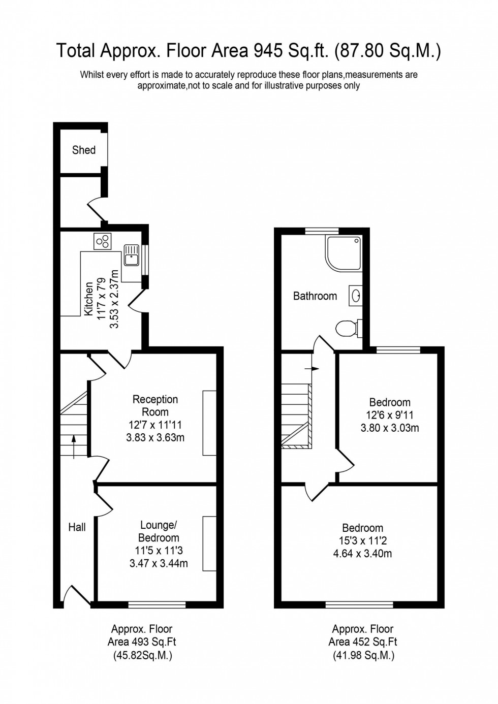 Floorplan for Stanley Street, Ormskirk, L39