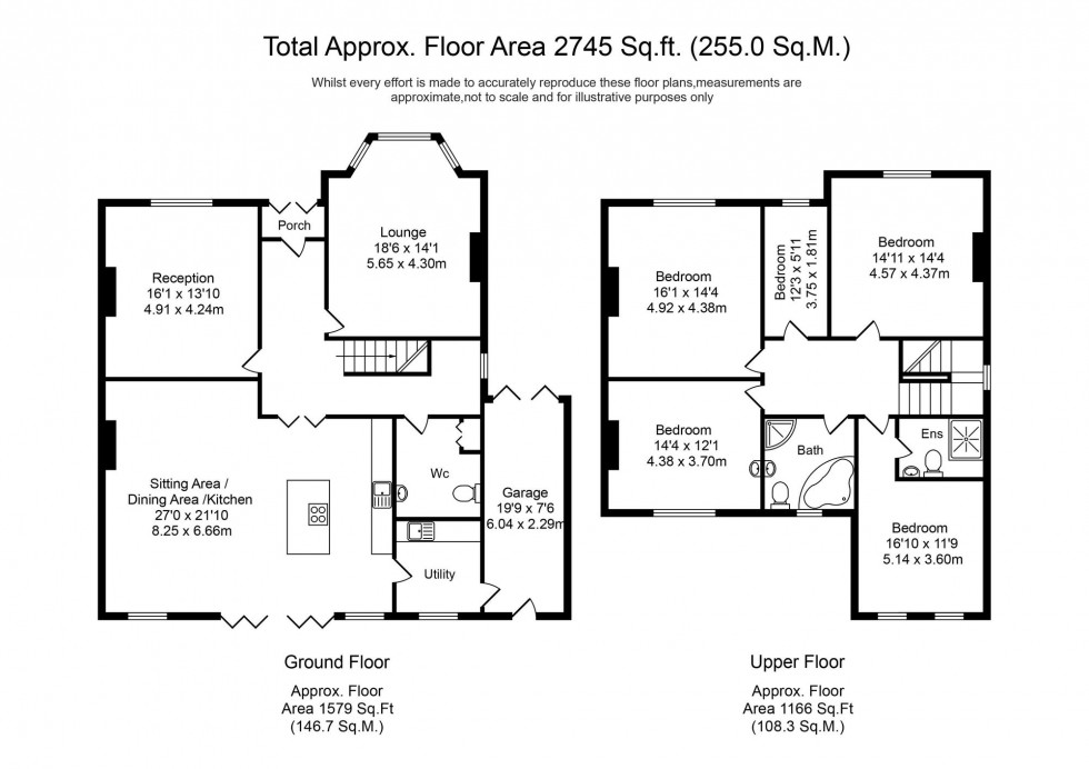 Floorplan for St. Helens Road, Ormskirk, L39