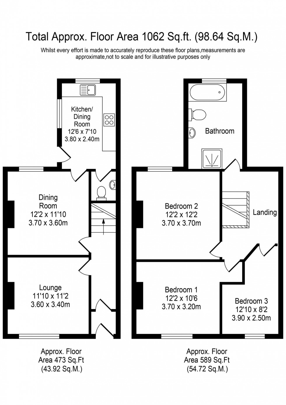 Floorplan for Wigan Road, Ormskirk, L39