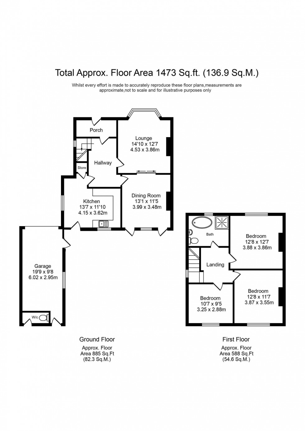 Floorplan for Tower Hill, Ormskirk, L39