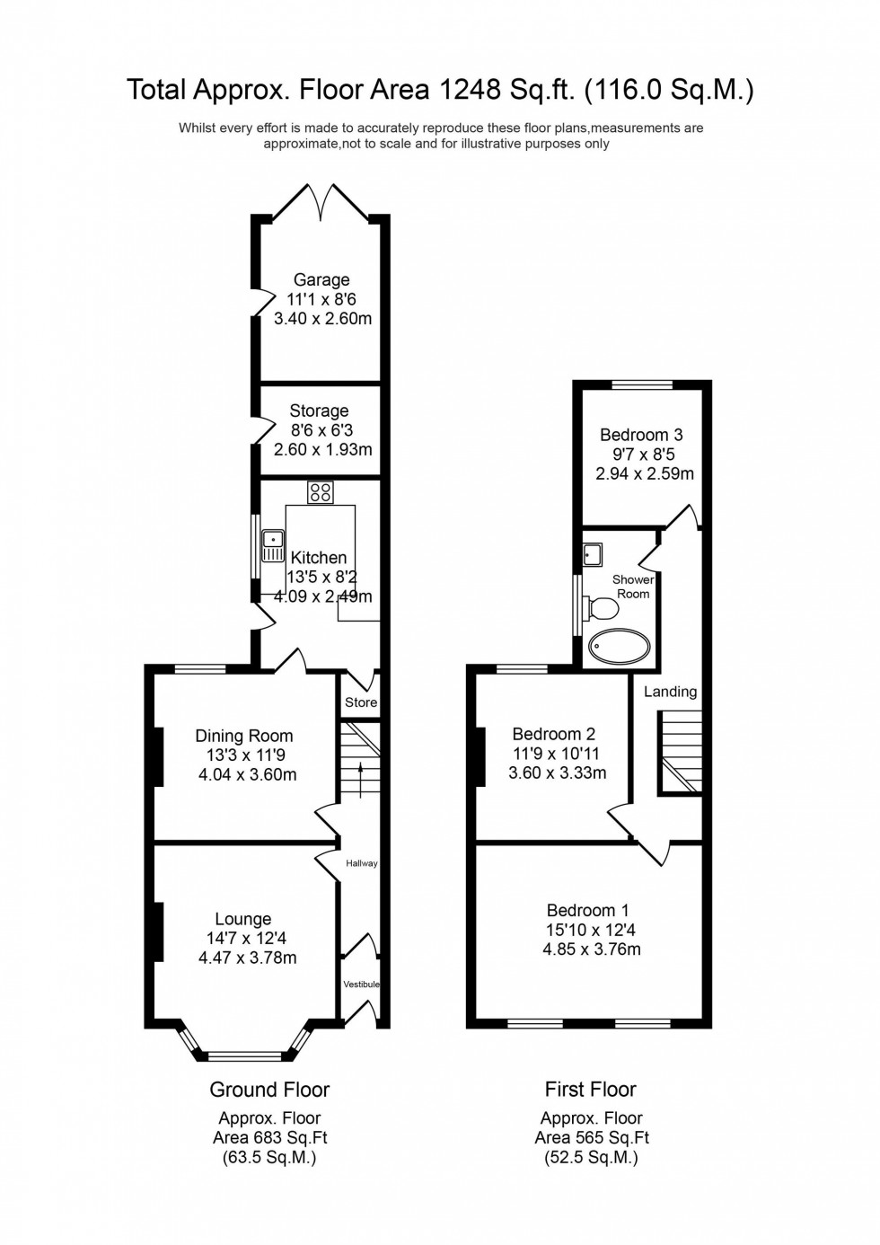 Floorplan for West View, Ormskirk, L39
