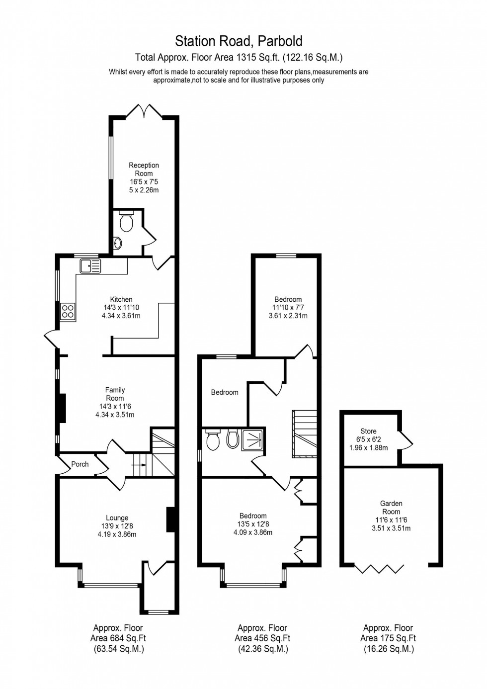 Floorplan for Station Road, Parbold, WN8