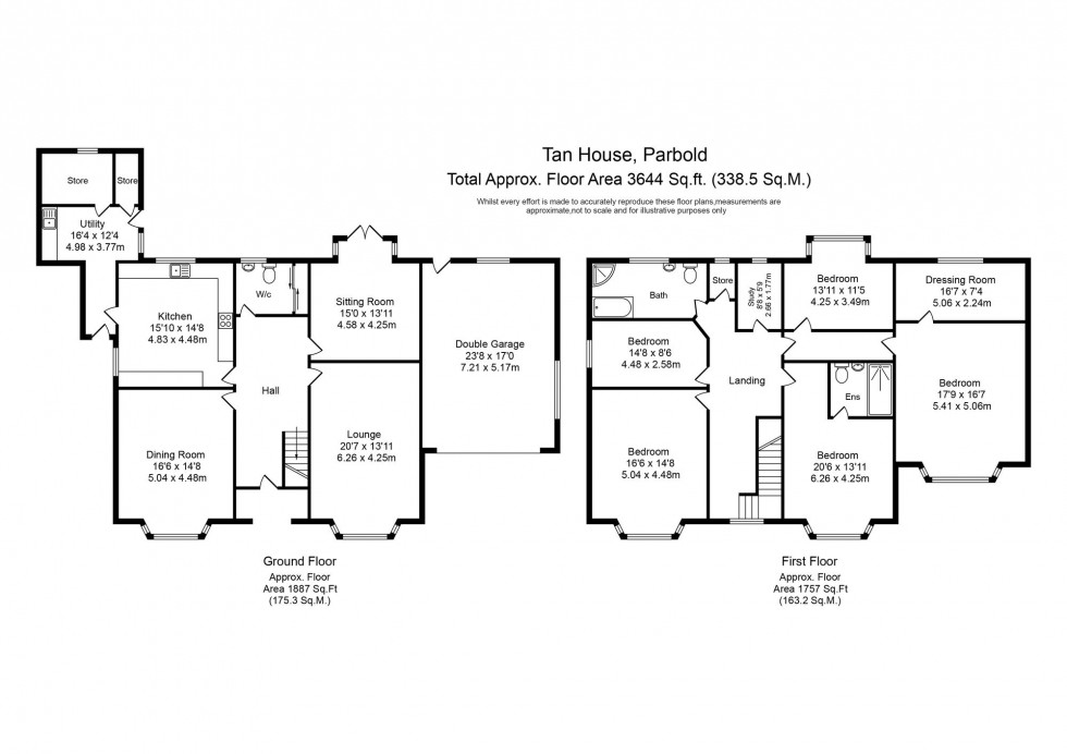 Floorplan for Tan House Lane, Parbold, WN8