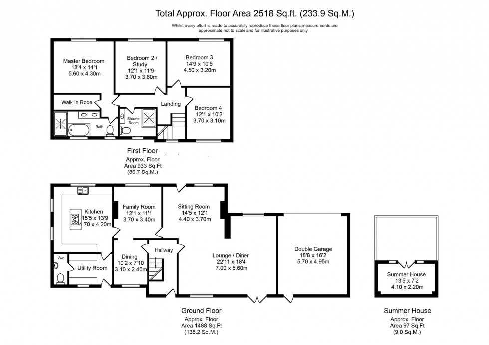 Floorplan for Chorley Road, Parbold, WN8