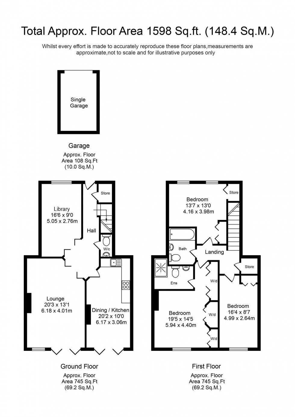 Floorplan for Rufford Park Lane, Rufford, L40