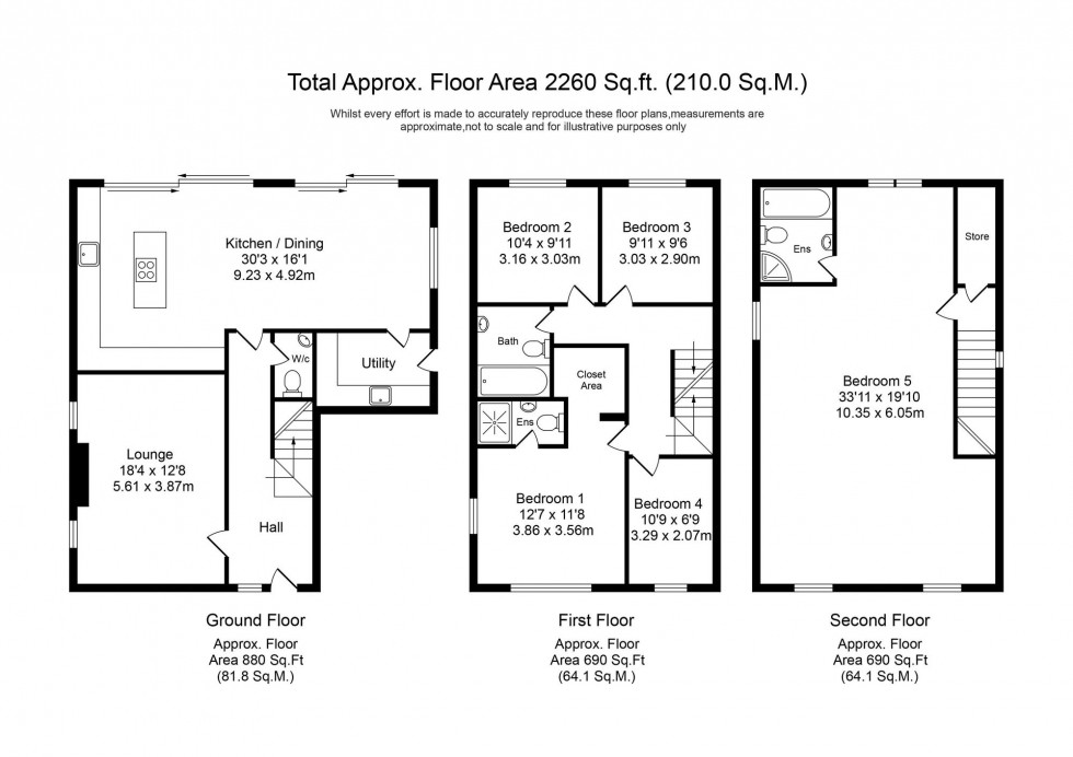 Floorplan for Tootle Lane, Rufford, L40