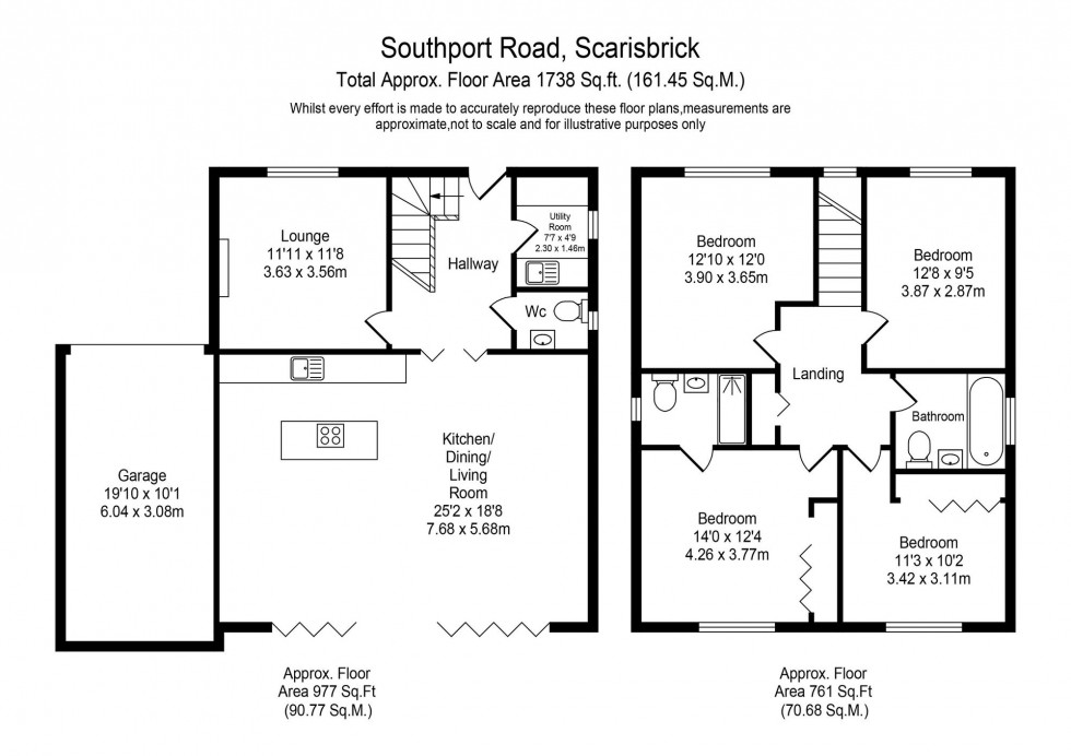 Floorplan for Southport Road, Scarisbrick, L40
