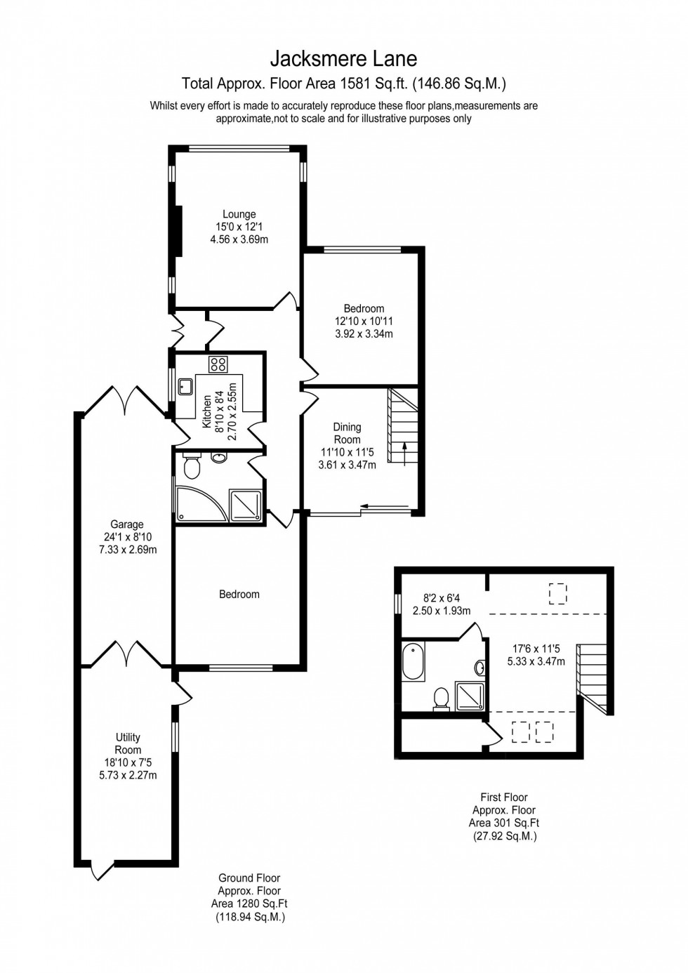 Floorplan for Jacksmere Lane, Scarisbrick, L40
