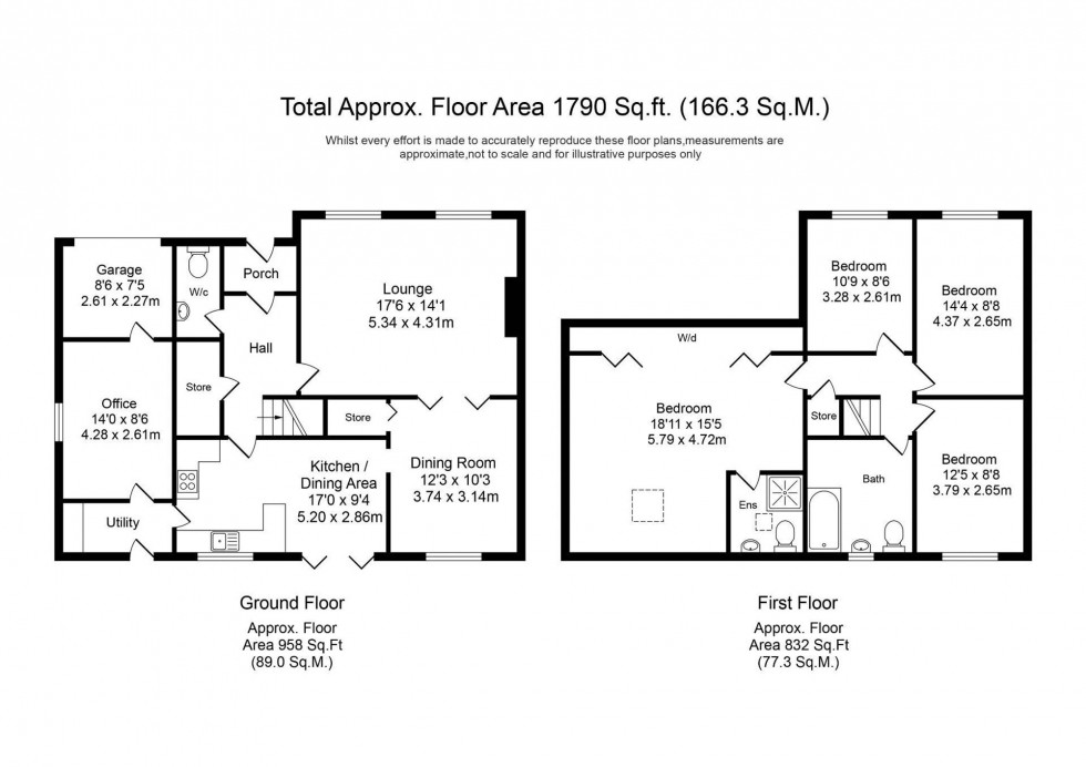 Floorplan for Moorfield Lane, Scarisbrick, L40