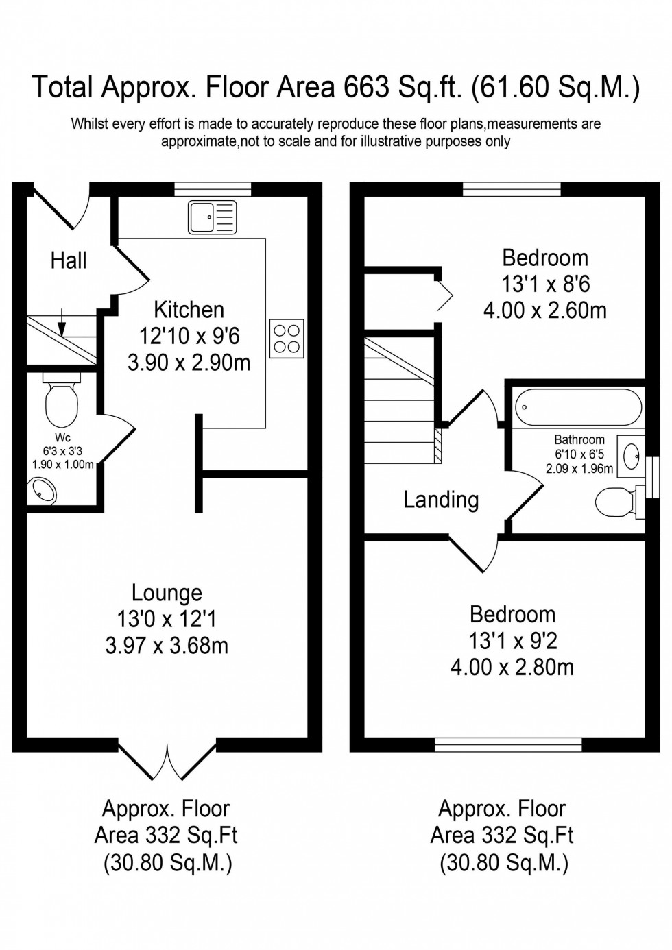 Floorplan for Jackfield Way, Skelmersdale, WN8