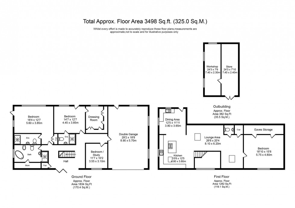 Floorplan for Elmers Green, Skelmersdale, WN8