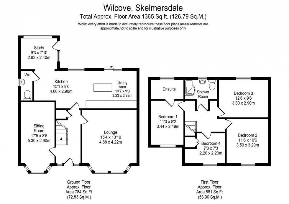 Floorplan for Wilcove, Skelmersdale, WN8