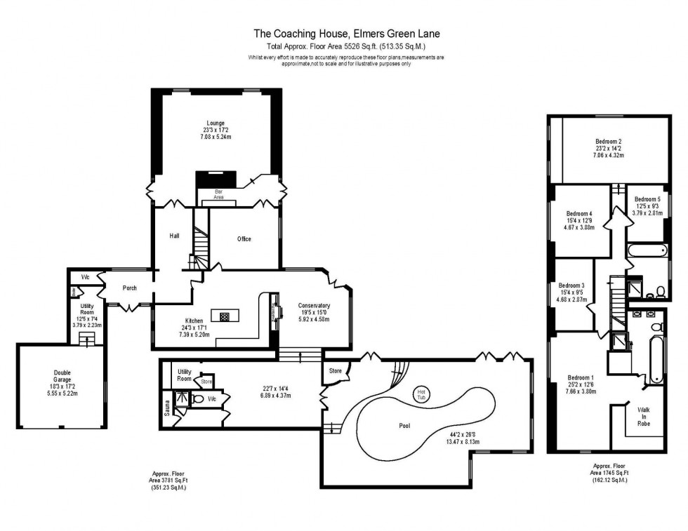 Floorplan for Elmers Green Lane, Skelmersdale, WN8