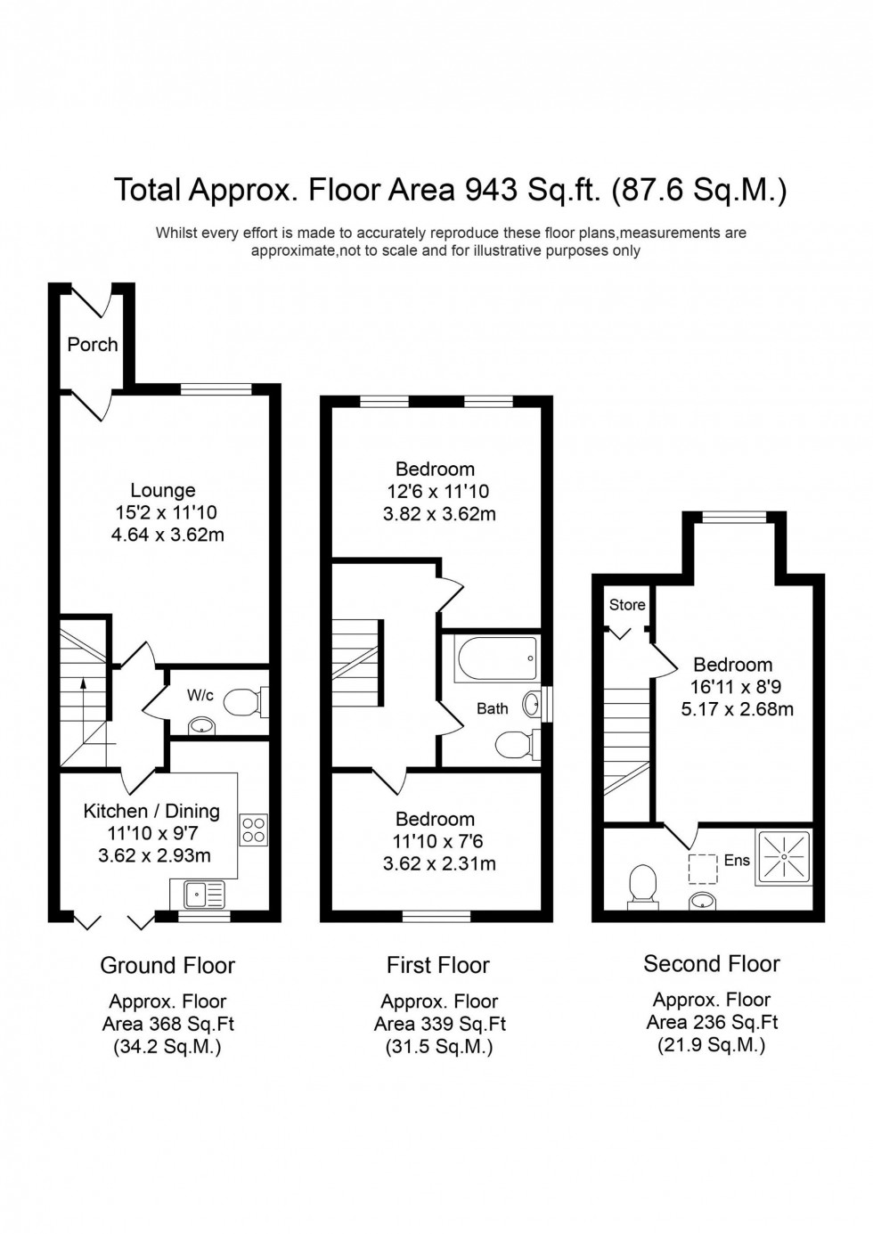 Floorplan for Beacon Green, Skelmersdale, WN8