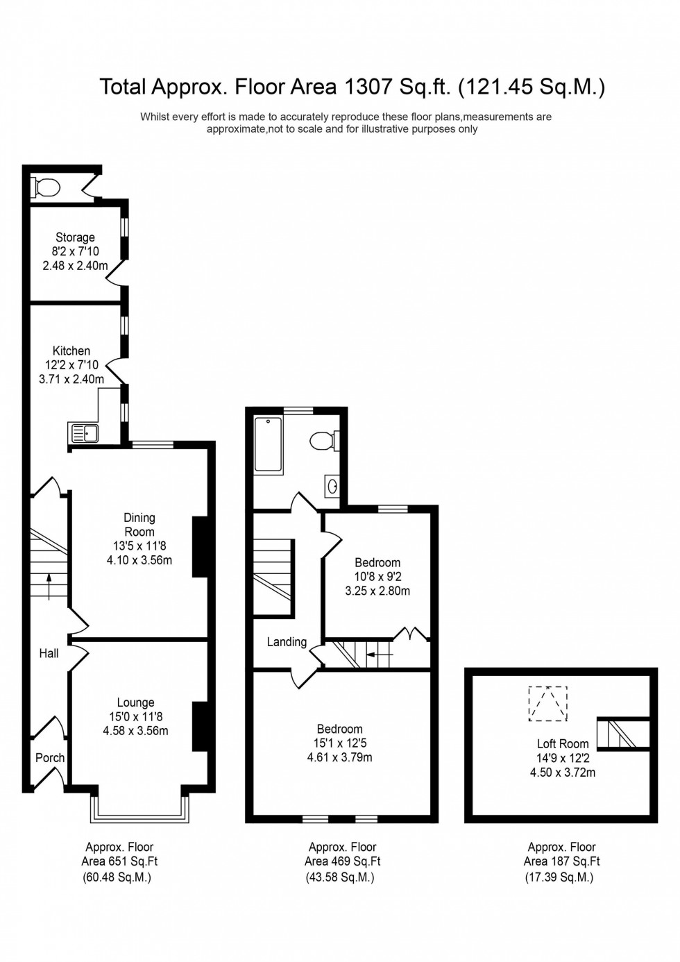 Floorplan for Liverpool Road, Skelmersdale, WN8