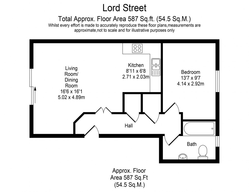 Floorplan for Lord Street, Southport, PR9