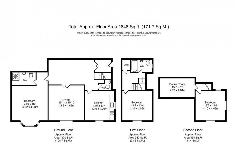 Floorplan for Westcliffe Road, Southport, PR8