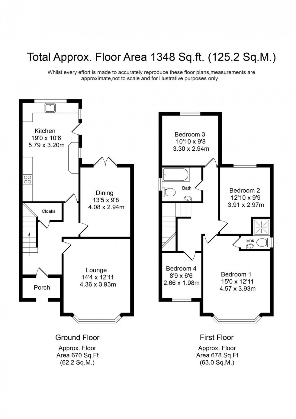 Floorplan for Cambridge Road, Southport, PR9