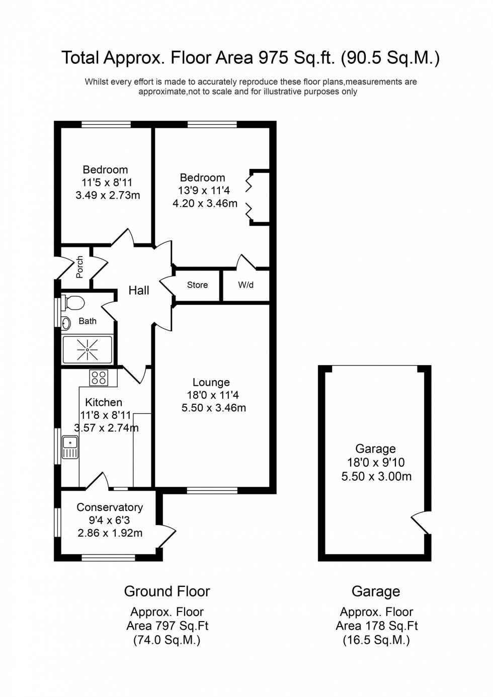 Floorplan for Crostons Brow, Southport, PR9