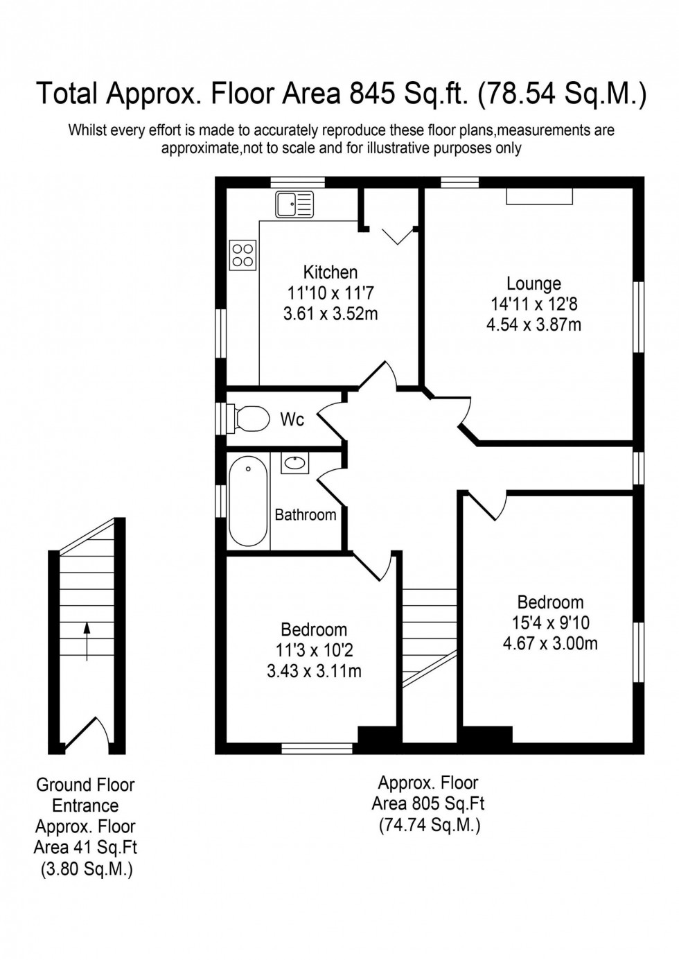 Floorplan for Beatty Road, Southport, PR8