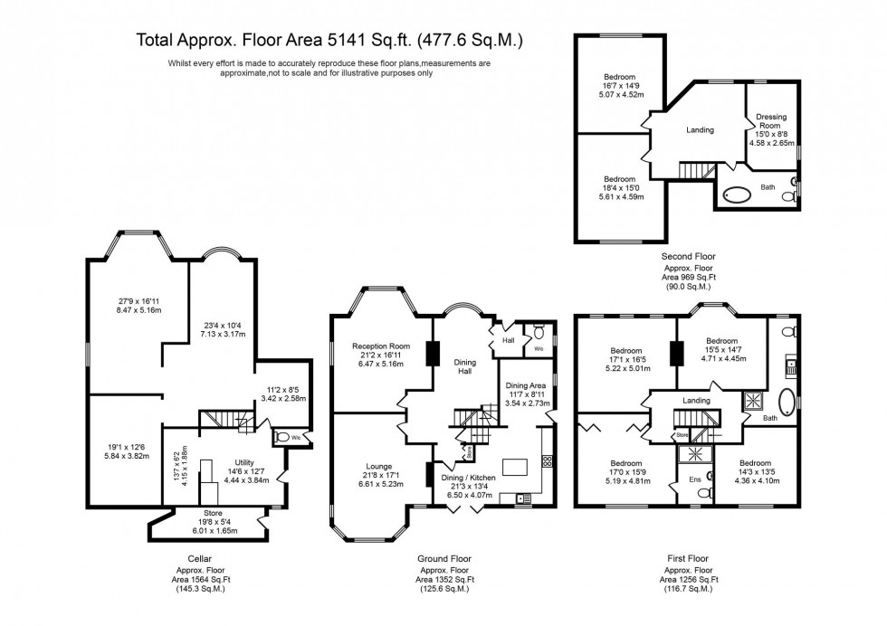 Floorplan for Cambridge Road, Southport, PR9