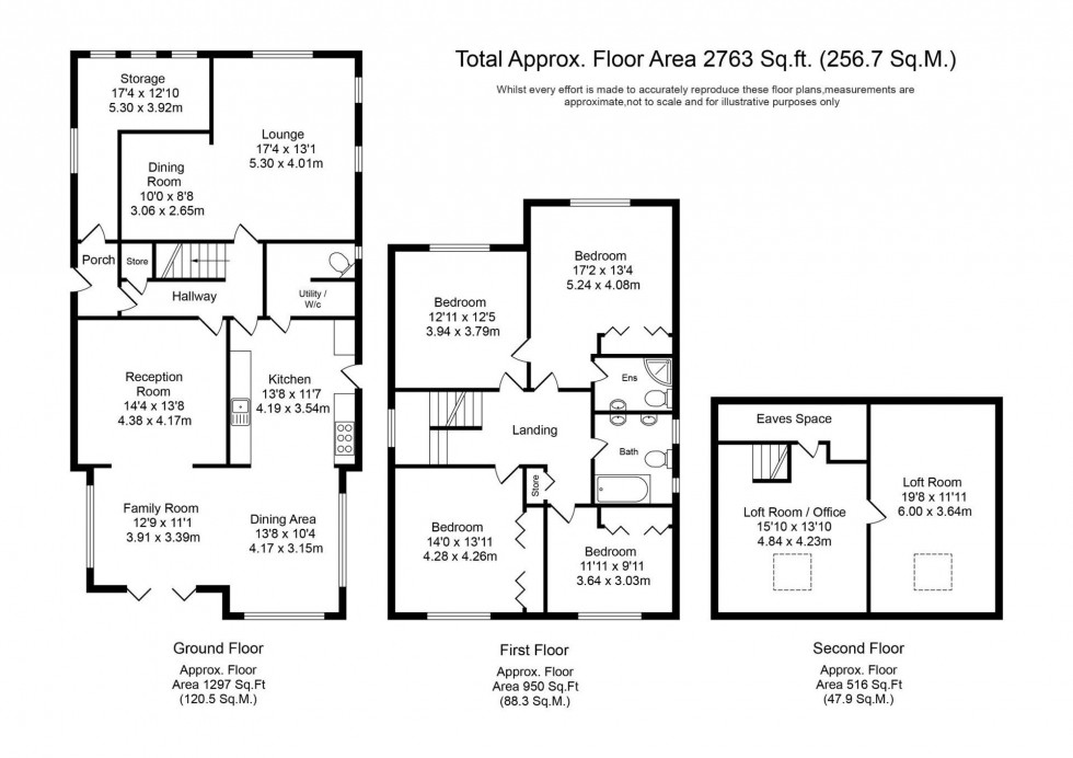Floorplan for Gainsborough Road, Southport, PR8