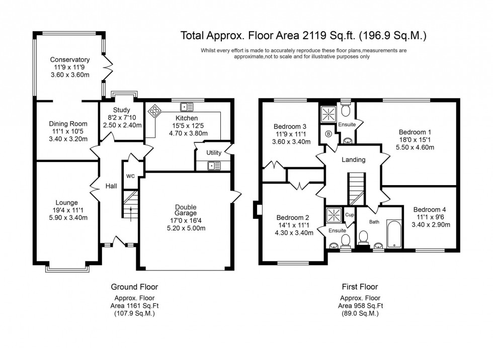 Floorplan for St. Helens Well, Tarleton, PR4