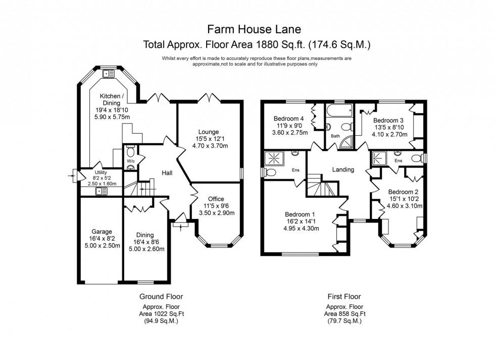 Floorplan for Farm House Close, Whittle-Le-Woods, PR6