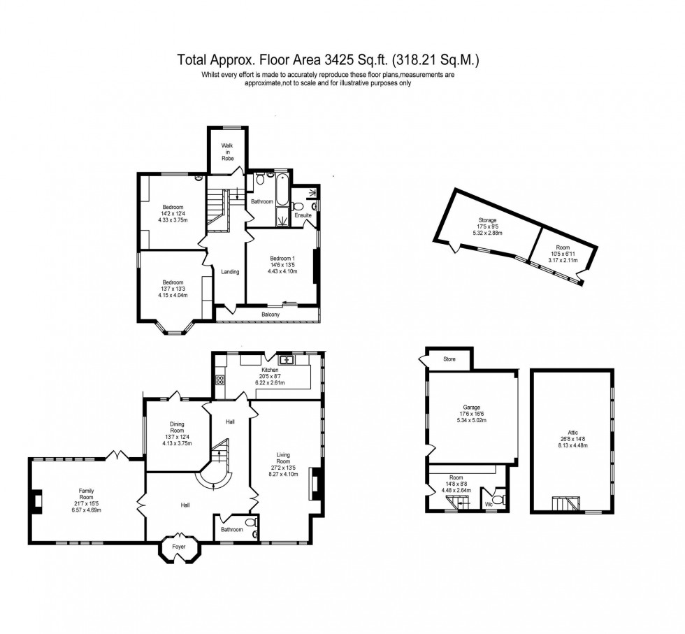 Floorplan for Dawson Lane, Whittle-Le-Woods, PR6