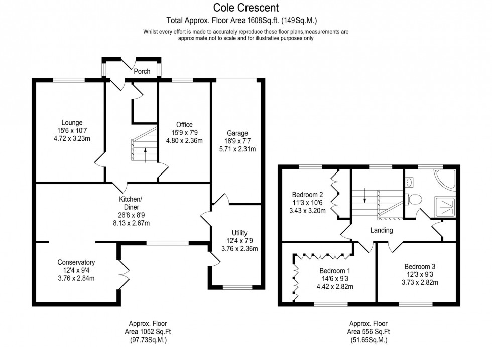 Floorplan for Cole Crescent, Aughton, L39