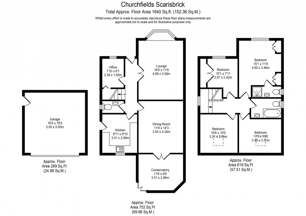 Floorplan for Churchfields, Scarisbrick, L40