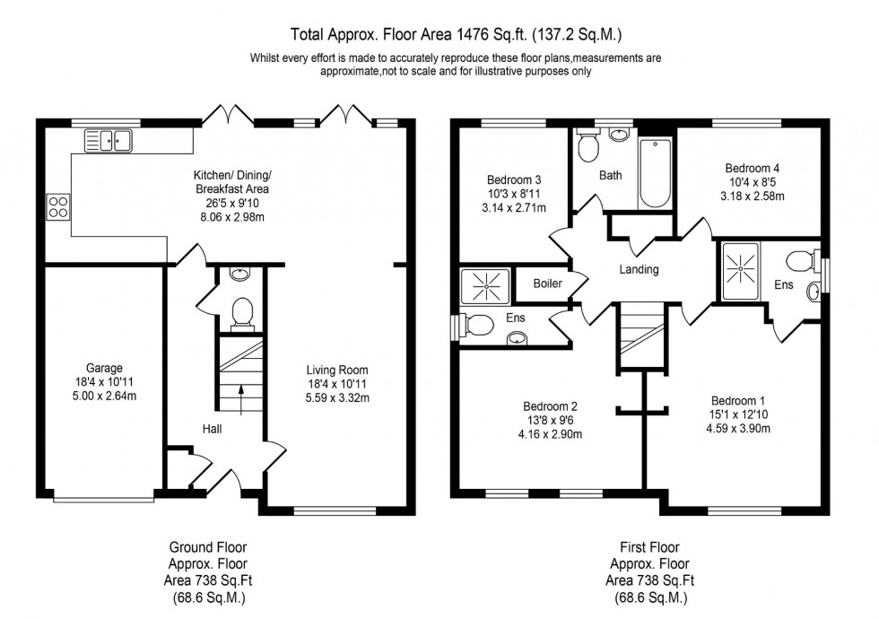 Floorplan for High Grove Park, Burscough, L40