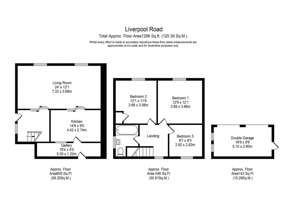 Floorplan for Liverpool Road, Bickerstaffe, L39