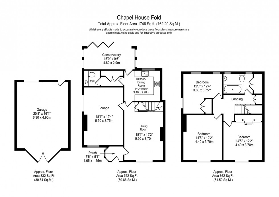 Floorplan for Withnell Fold, Withnell, PR6