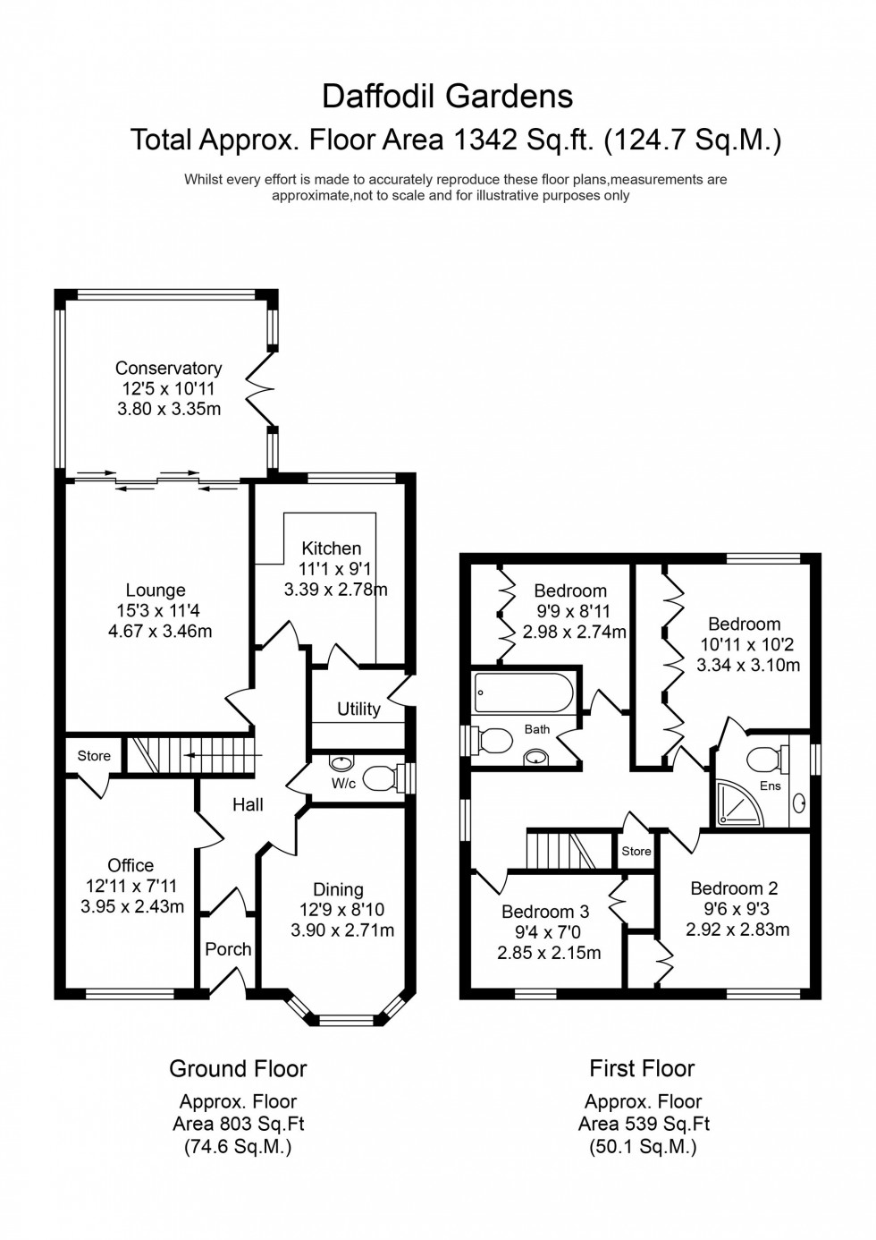 Floorplan for Daffodil Gardens, St. Helens, WA9